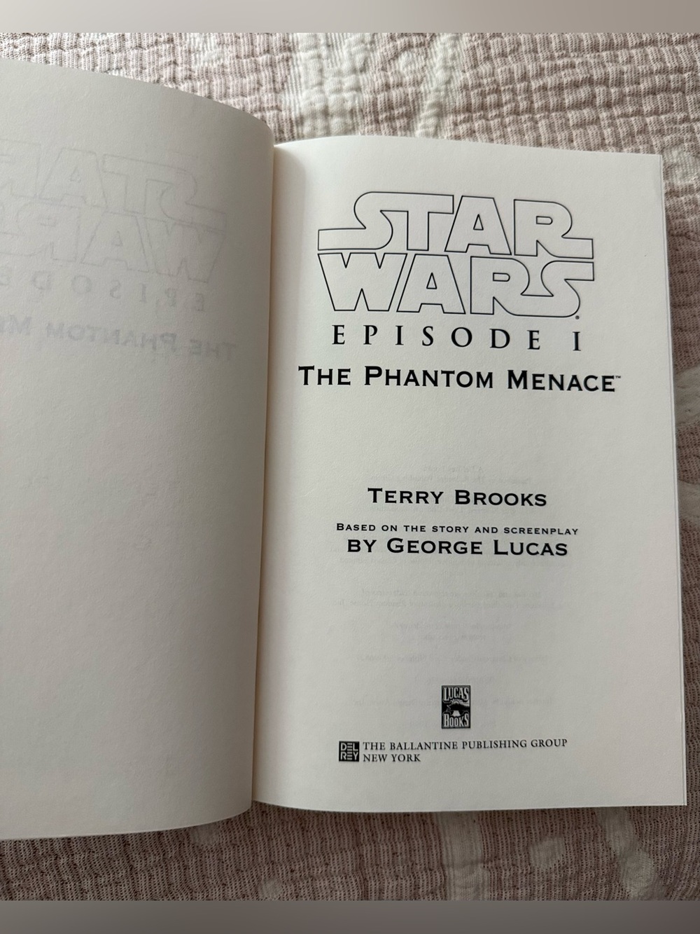 STAR WARS NOVELS EPISODE I & II THE PHANTOM MENACE & ATTACK OF THE CLONES - Picture 4 of 16